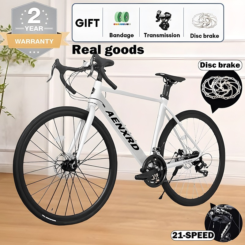 Road Bike 26 Inci – Basikal Dewasa (21 / 7 Kelajuan, Brek Cakera Berganda)