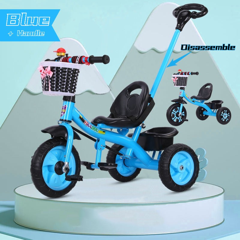 Basikal Budak / Tricycle Kanak-Kanak 3 Roda – Untuk Umur 1.5 hingga 6 Tahun  Basikal Kanak-Kanak Luar & Dalam Rumah | Dengan atau Tanpa Pemegang Tolak