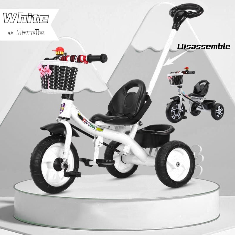 Basikal Budak / Tricycle Kanak-Kanak 3 Roda – Untuk Umur 1.5 hingga 6 Tahun  Basikal Kanak-Kanak Luar & Dalam Rumah | Dengan atau Tanpa Pemegang Tolak