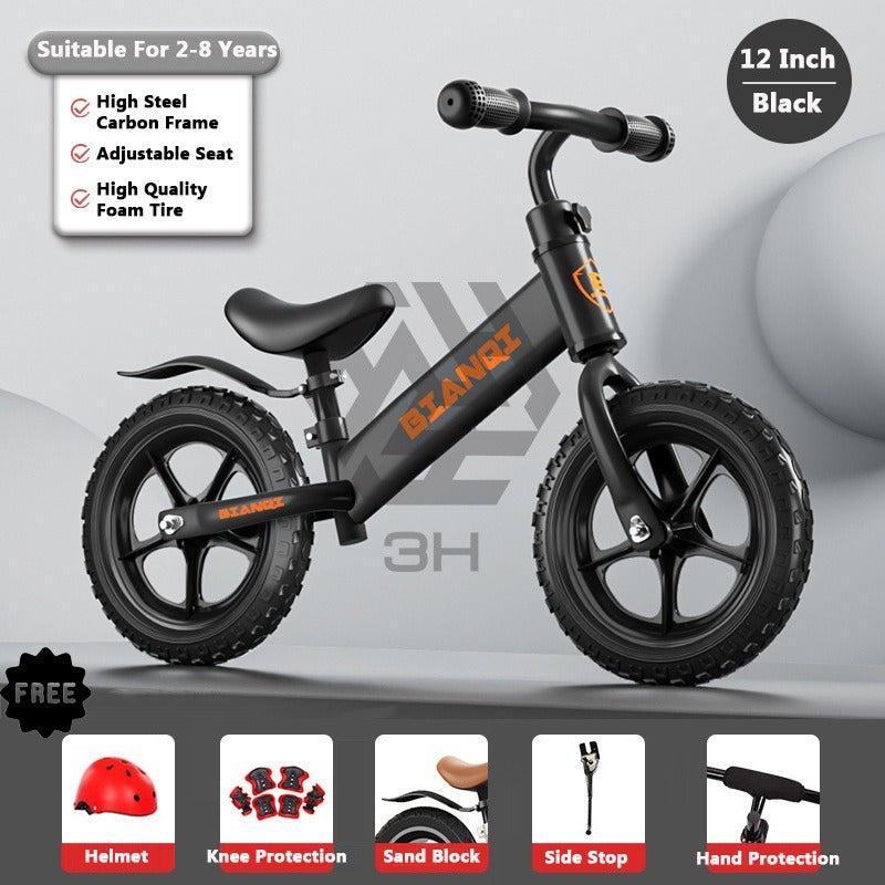 3H BIANQI Basikal Seimbang (Push Bike) Kanak-Kanak 2–6 Tahun