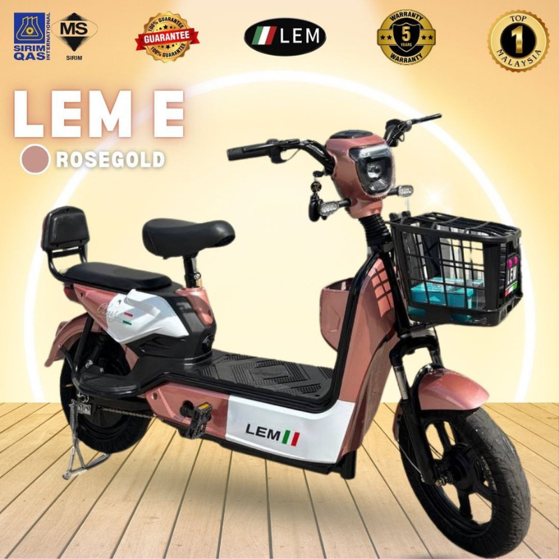 ★LEM★ Basikal Elektrik 2 Tempat Duduk – Model LEM MA