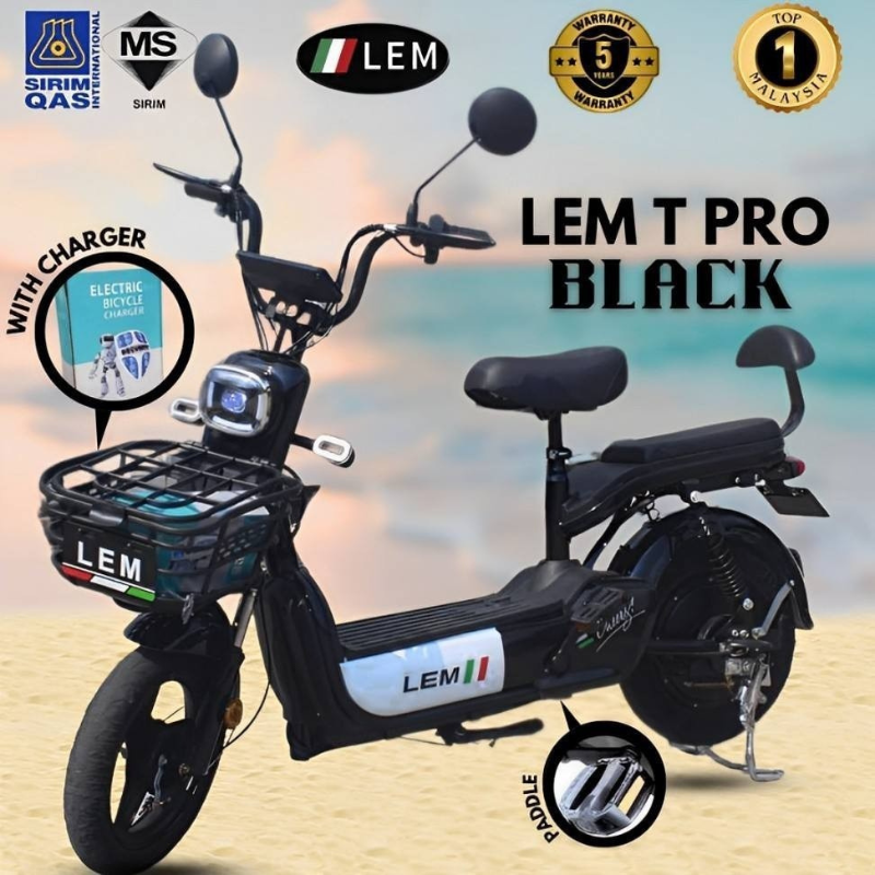🚲 ★LEM T PRO – Basikal Elektrik 2025 Terbaru!