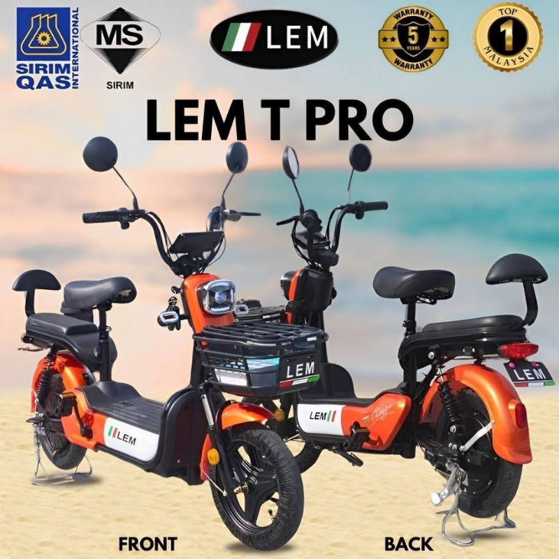 🚲 ★LEM T PRO – Basikal Elektrik 2025 Terbaru!